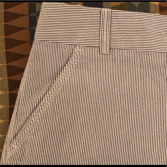 J. CREW "City Fit" Seersucker 5” Shorts Sz 14 NWOT - Picture 6 of 8